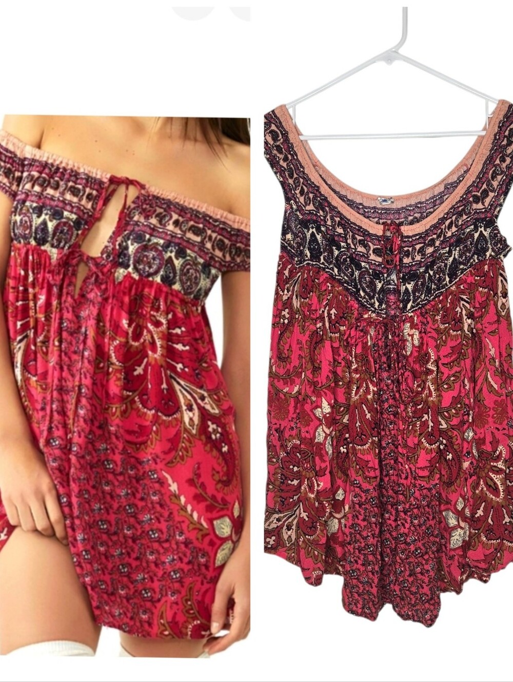 Free Peoole Intimately Bali Mariposa Slip Dress Size XL